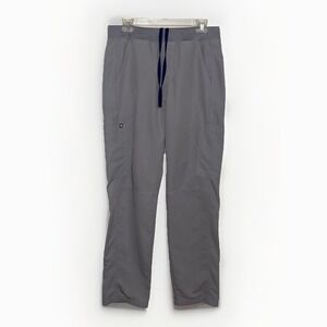 FIGS Zamora Jogger Scrub Pants Graphite Gray Cargo T2001 Women’s M